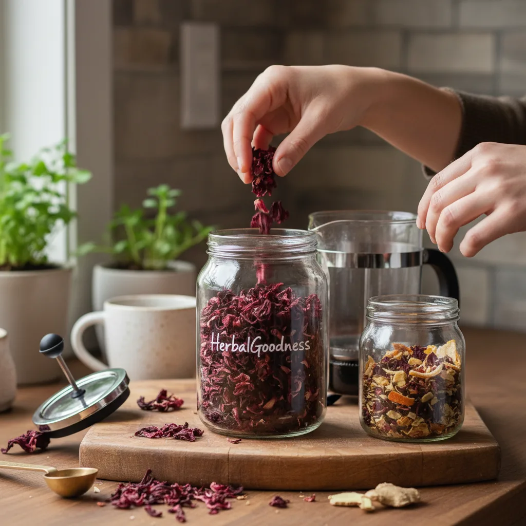 Color of Hibiscus Tea