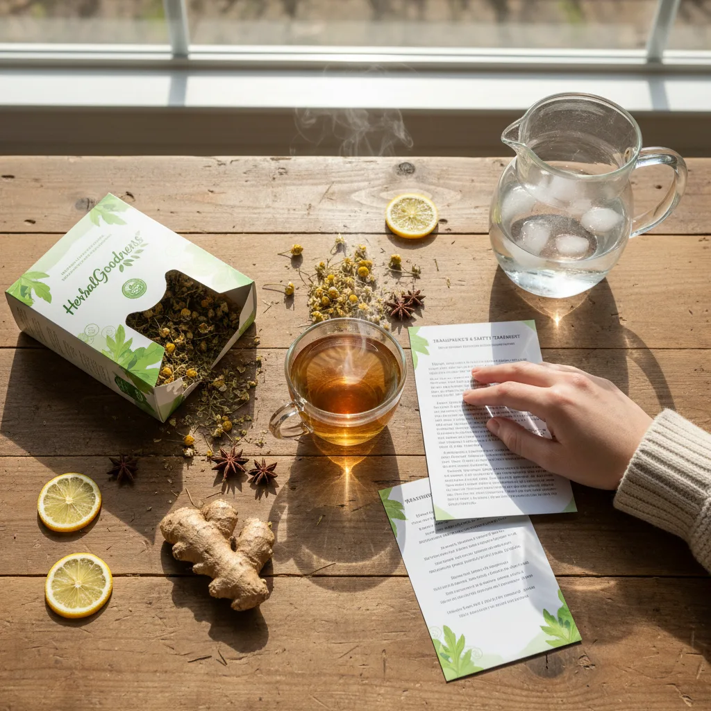 herbal tea selection