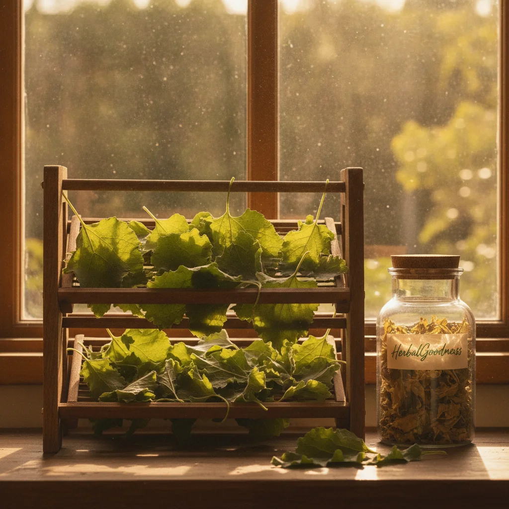 Making mullein tea at home
