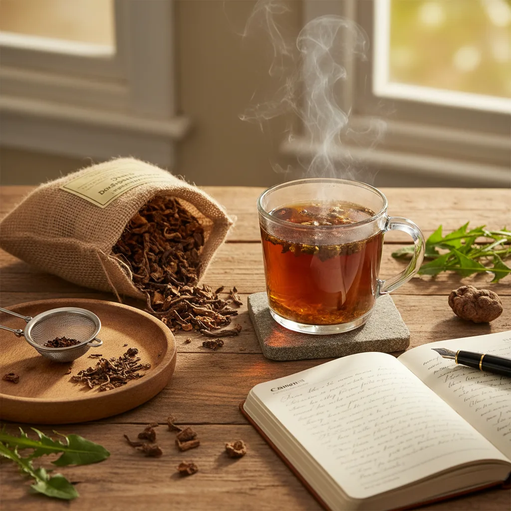 Storing Dandelion Tea and Roots
