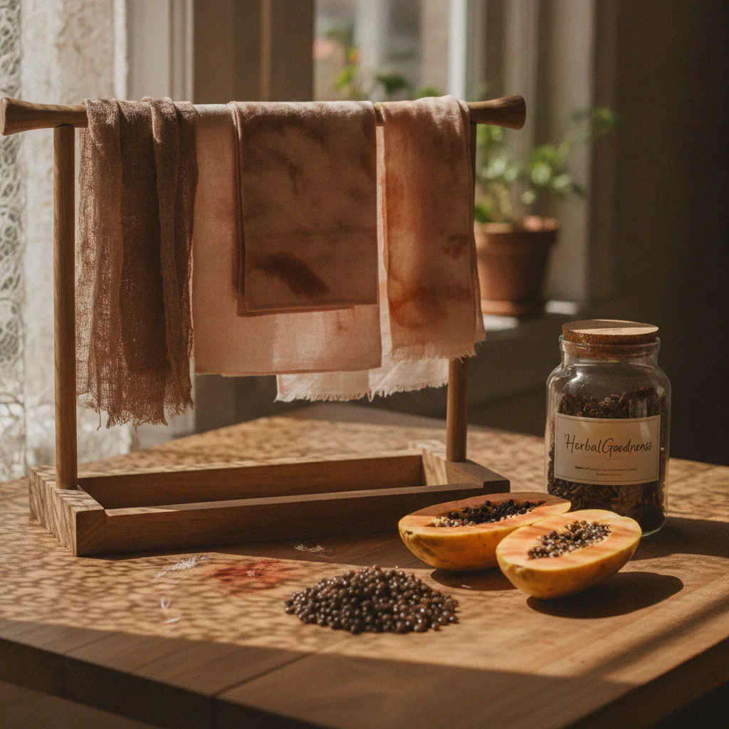 dyeing with kitchen scraps