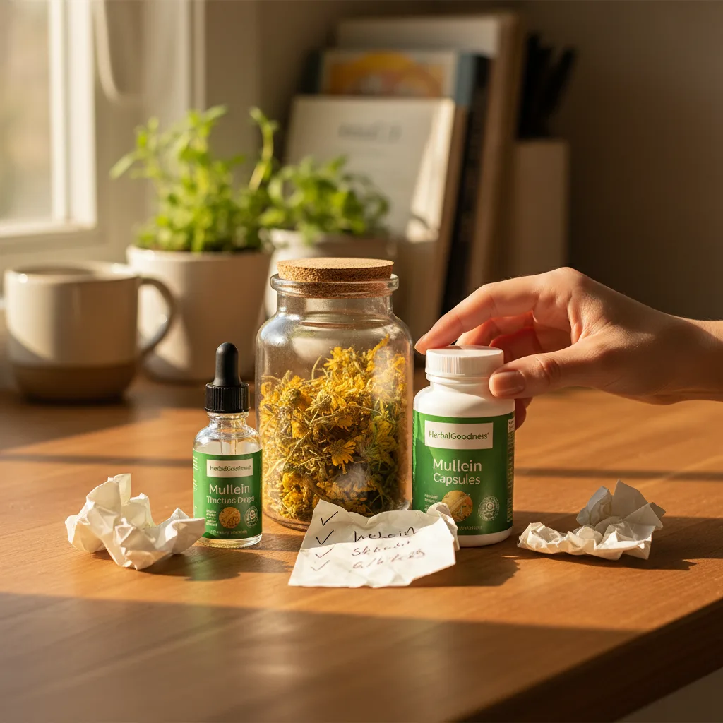 Mullein dosage formats