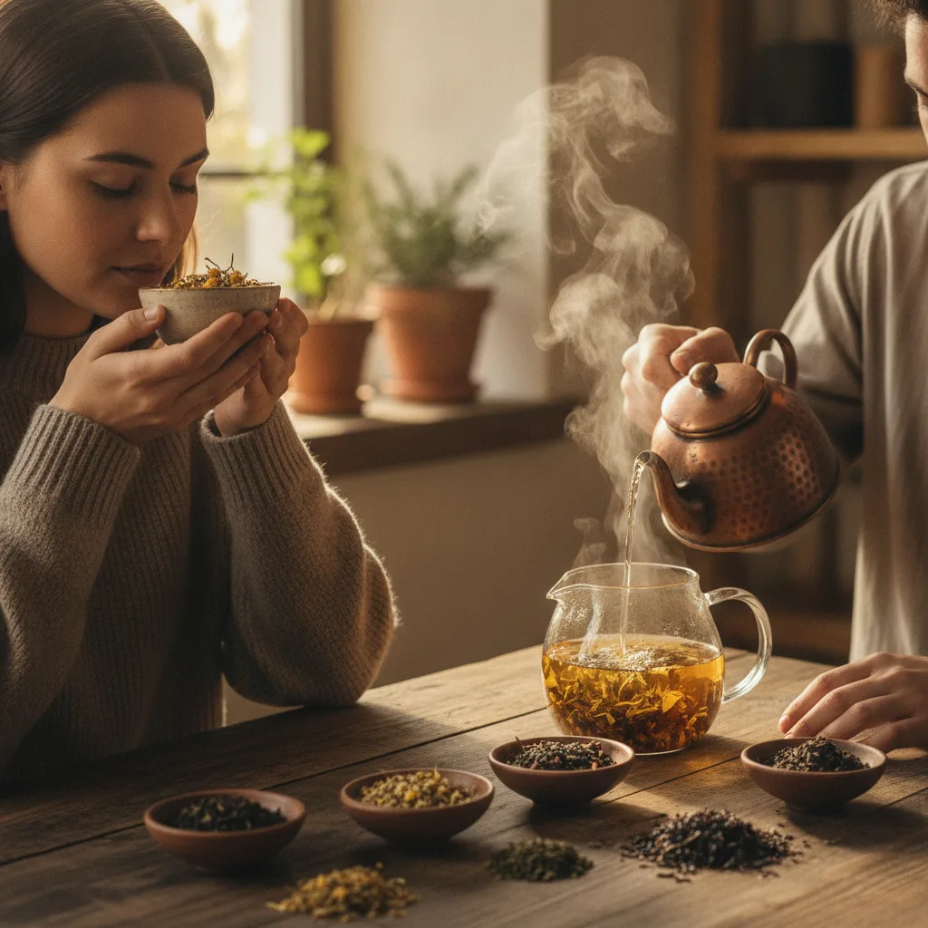 organic herbal teas cup
