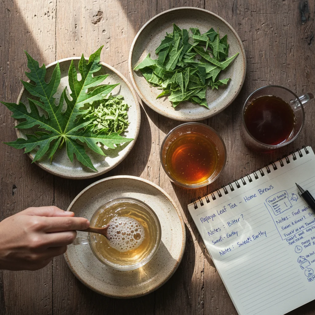 Papaya Leaf Brewing Variables