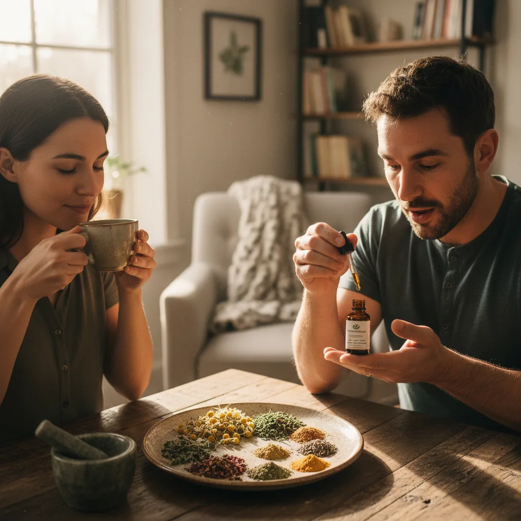 herbal supplement oils sensory experience
