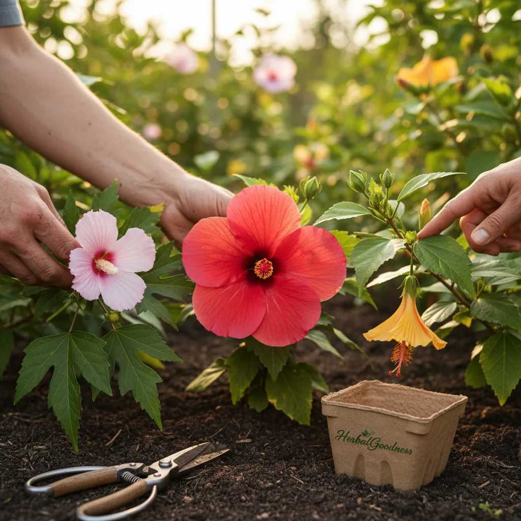 Hibiscus garden varieties