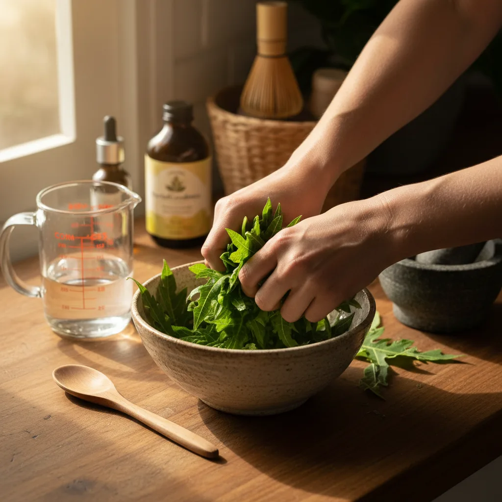 papaya leaf mask ingredients