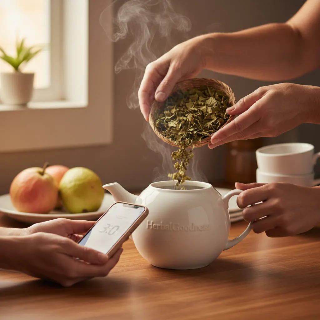 guava leaf tea journaling