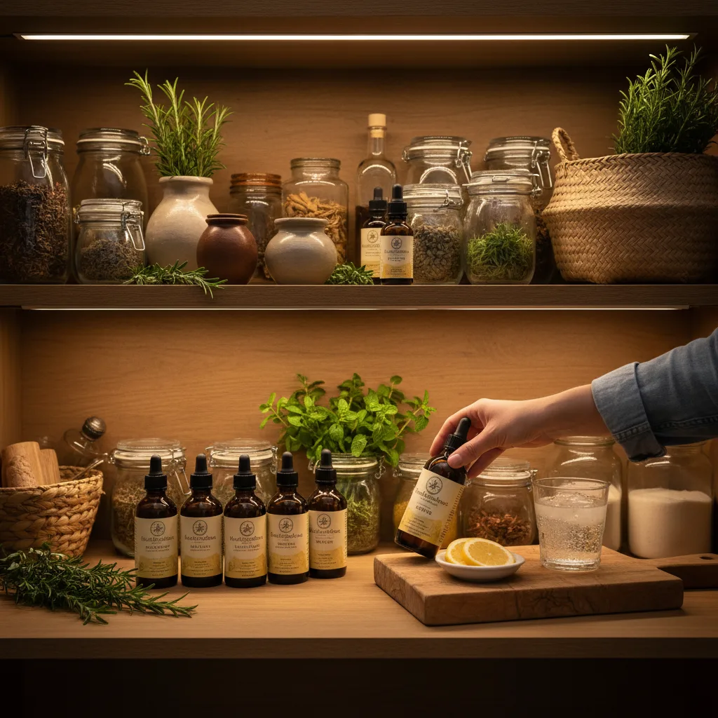 Homemade bitters storage ideas