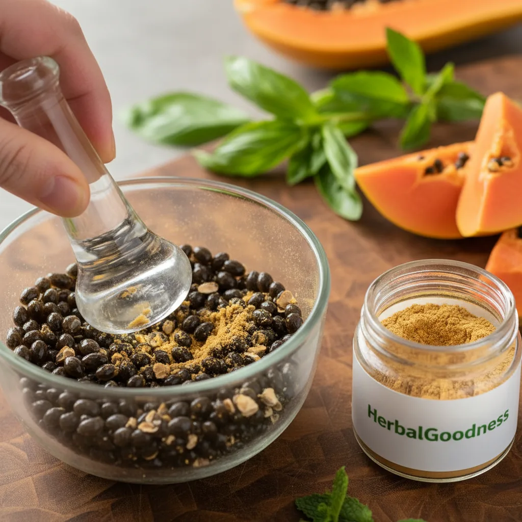 papaya-seeds-on-spoon