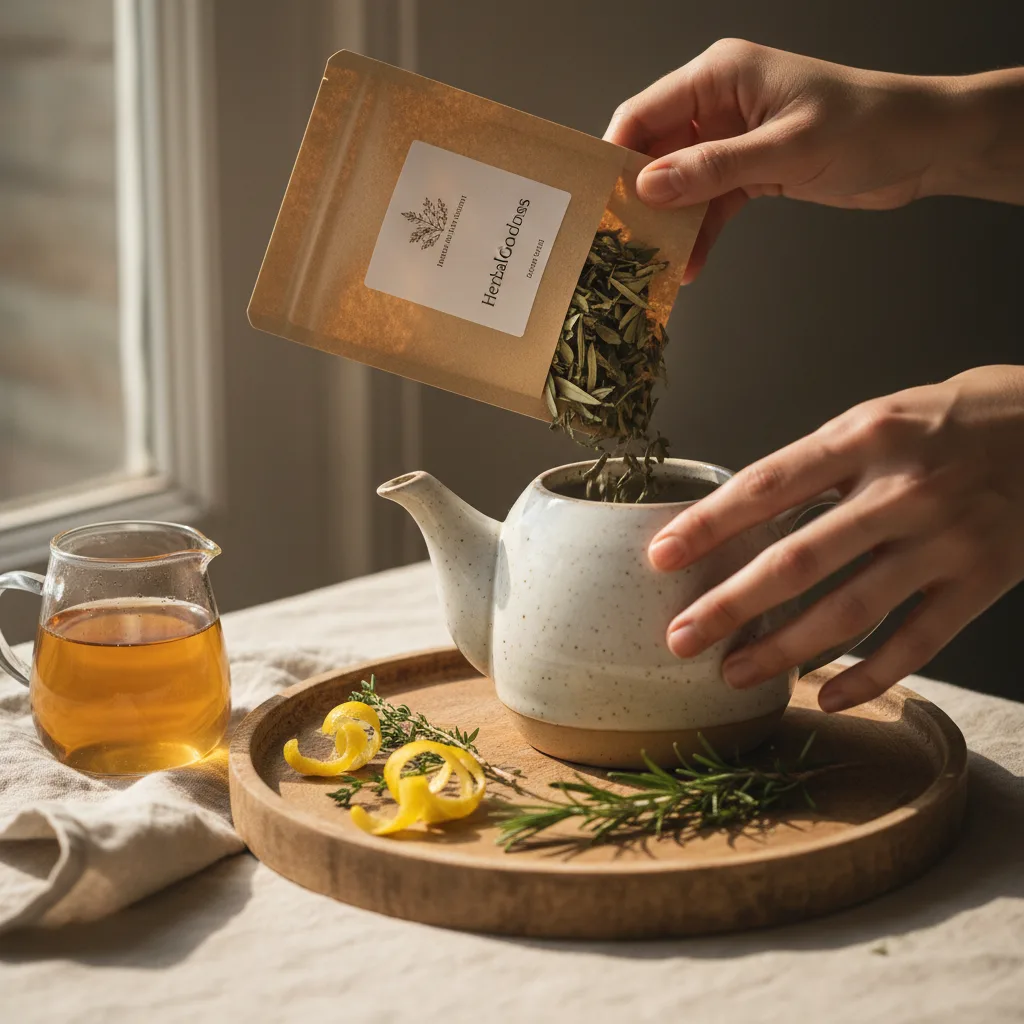 olive leaf tea blend