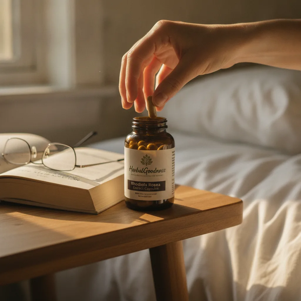 herbal supplement bottles and extract droppers