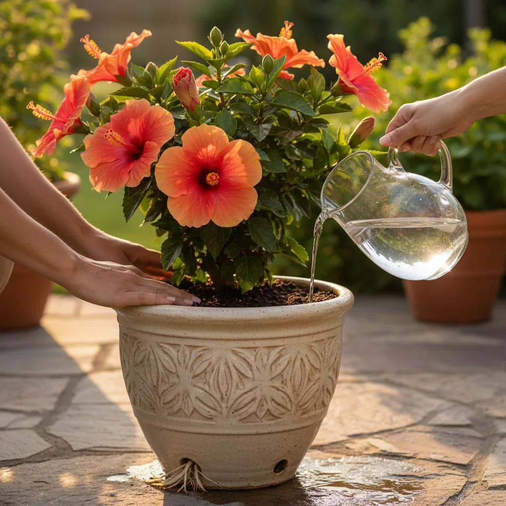 hibiscus ground planting