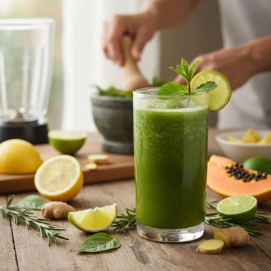 papaya leaf juice nutrients