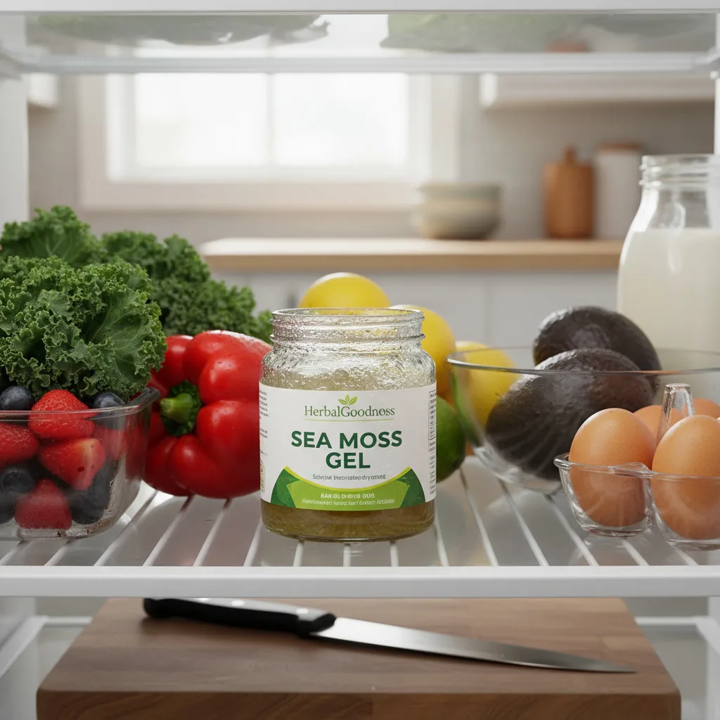 sea moss gel in spoon