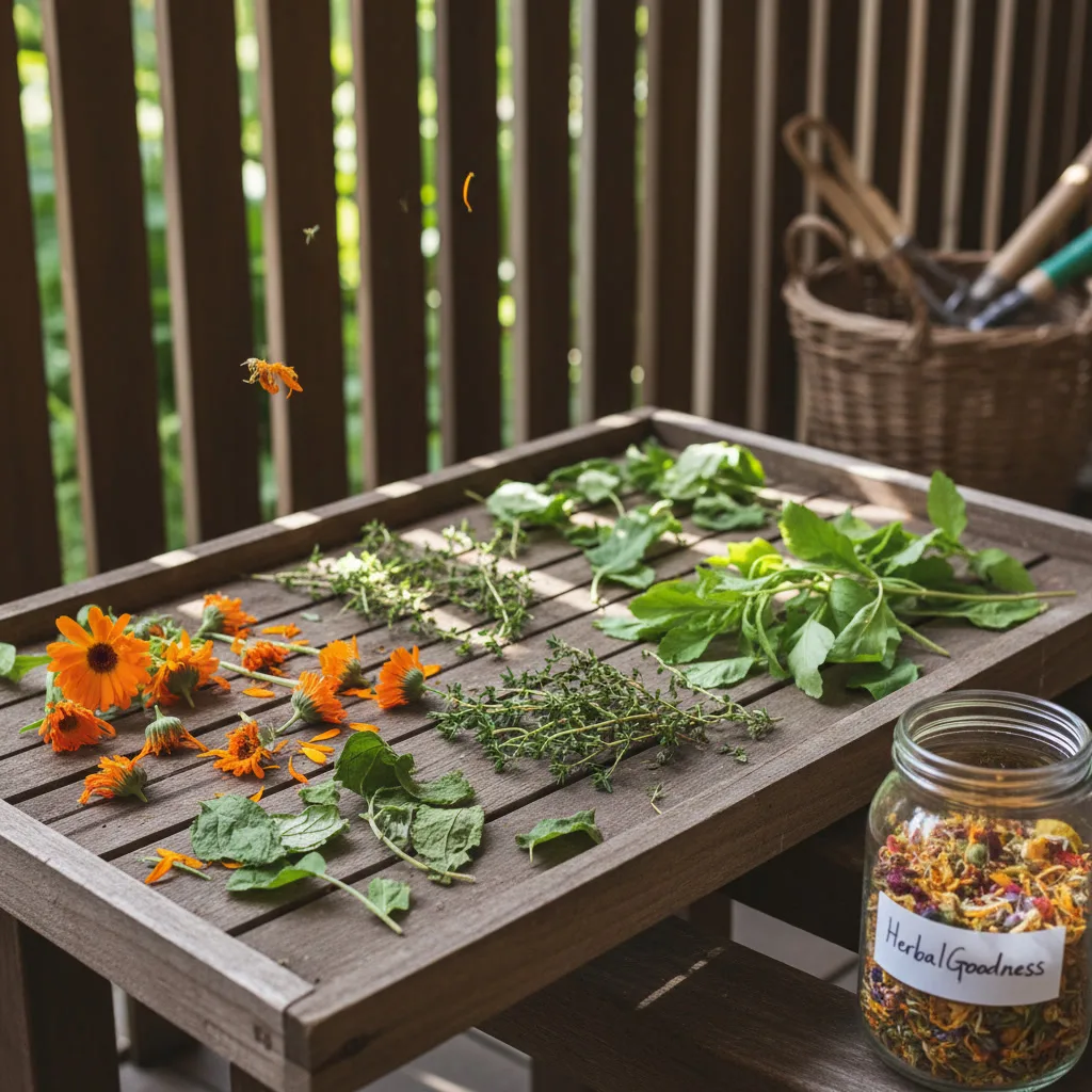 herbal-tea-blending-drying