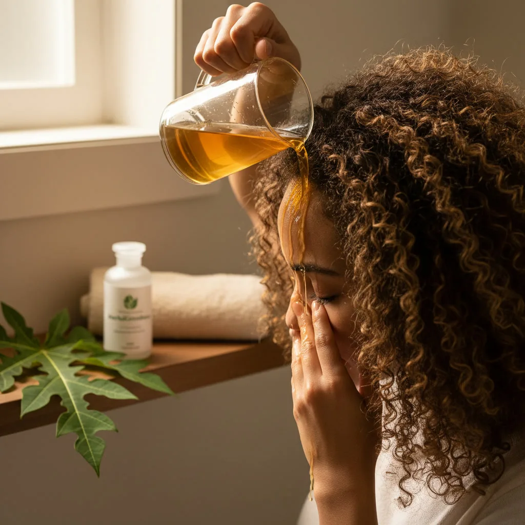 fresh-papaya-leaves-hair-care