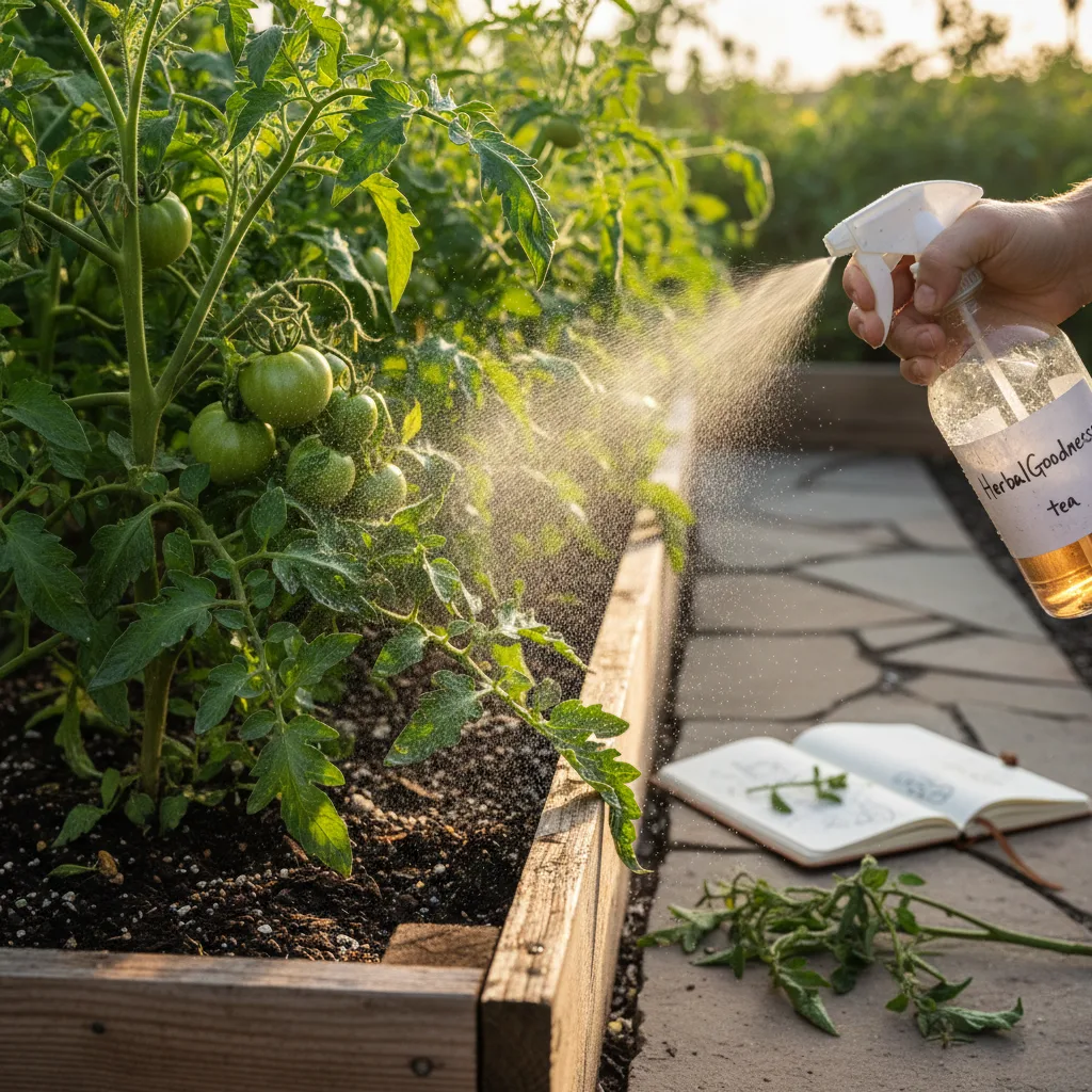 papaya-leaf-tea-compost-garden