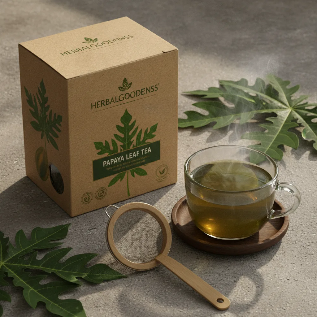 papaya-leaf-tea-brewing-steps
