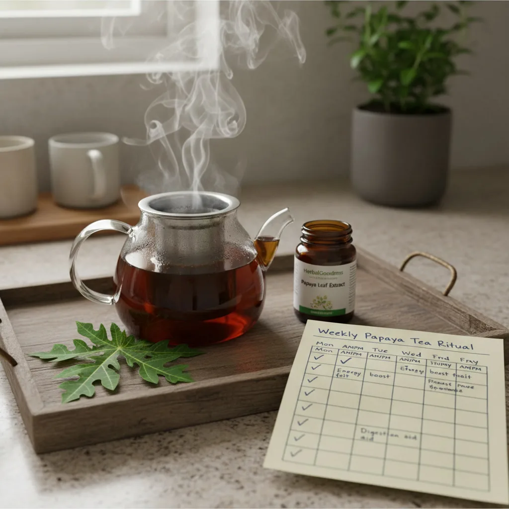 Papaya Leaf Tea Cup