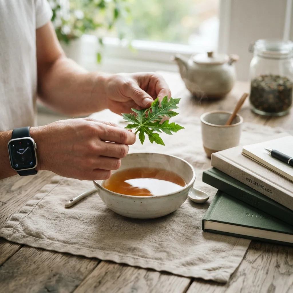 papaya leaf tea experience