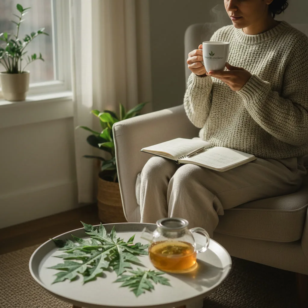 journal for herbal tea experiences