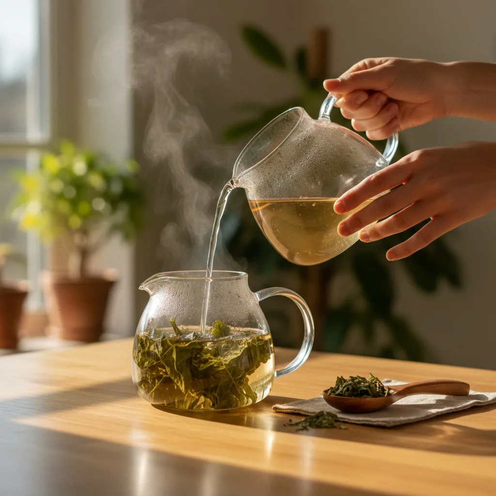 Brewing Papaya Leaf Tea