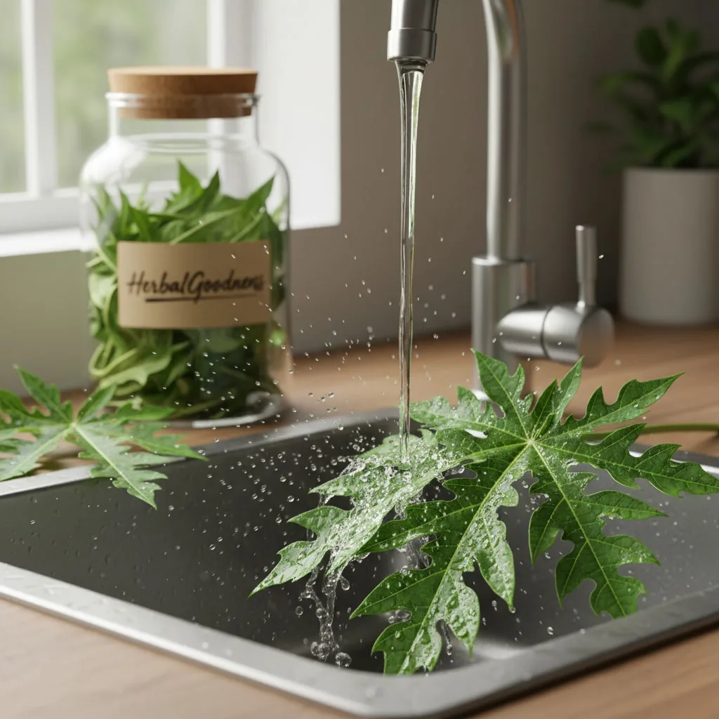 papaya leaf safety
