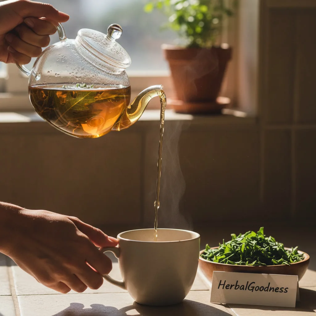 Papaya leaf tea wellness