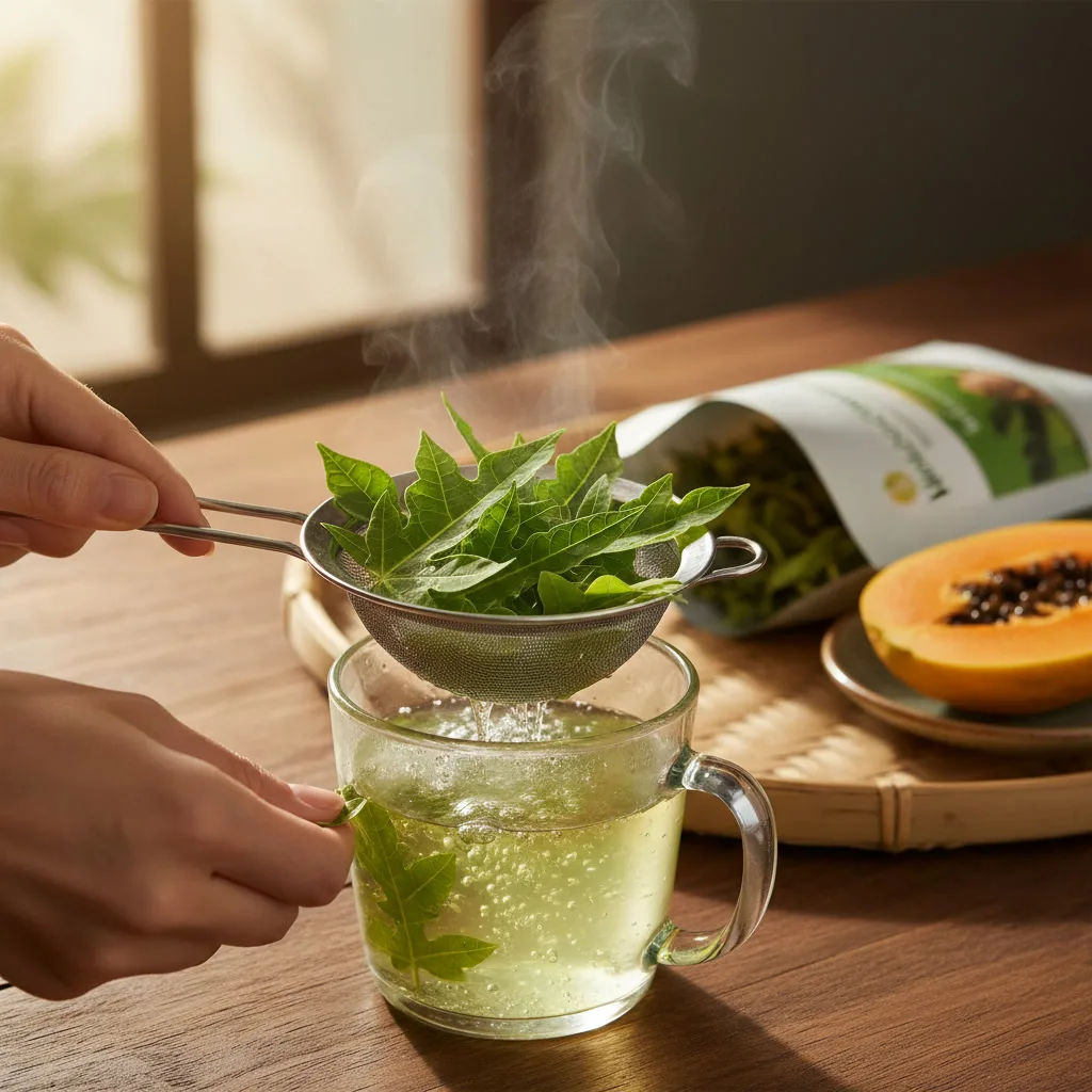 Papaya Leaf Tea Ritual