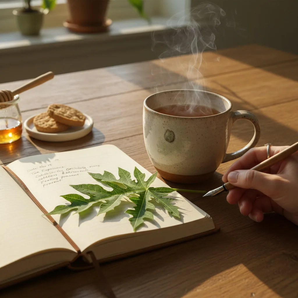 Papaya Leaf Tea Storage