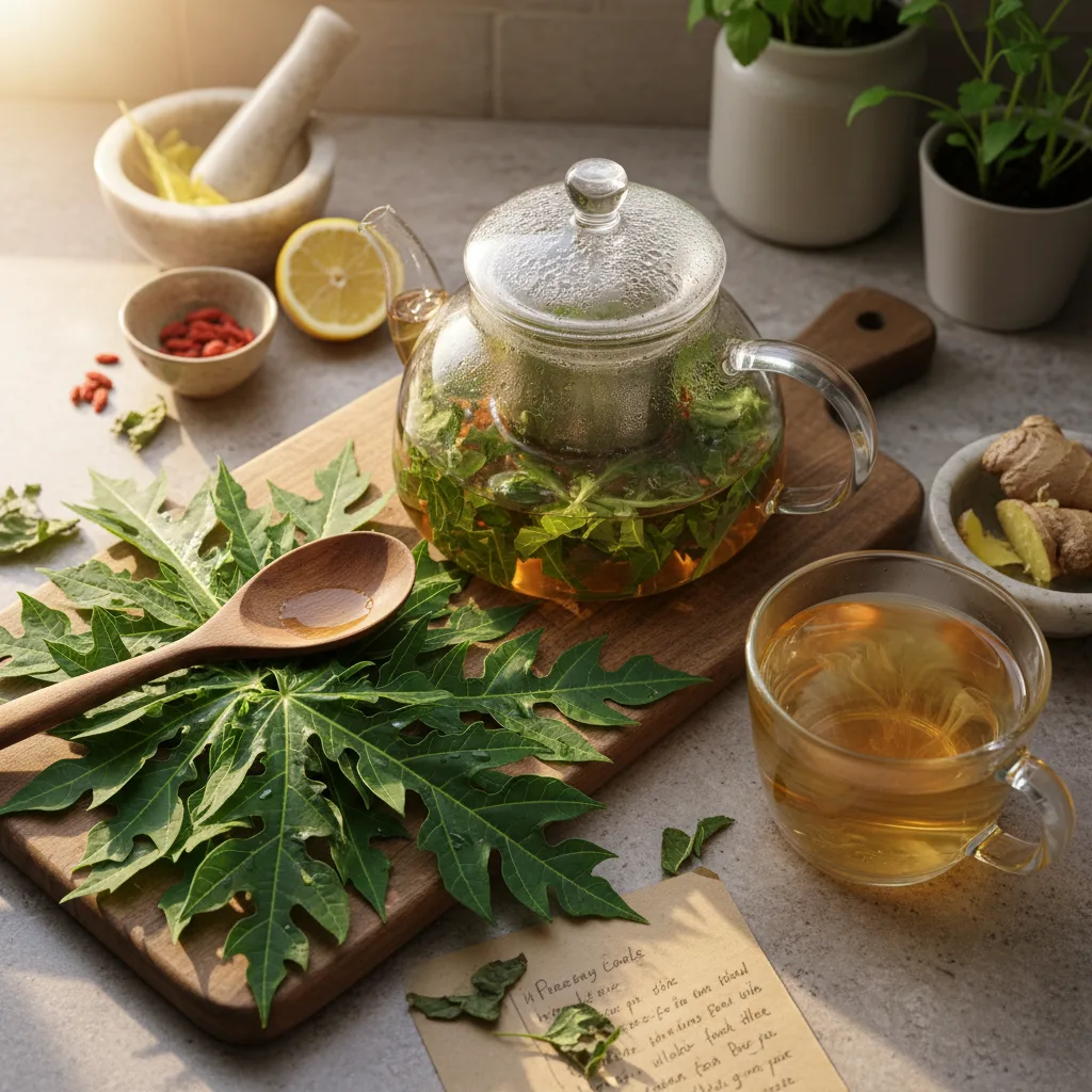 herbal tea journaling