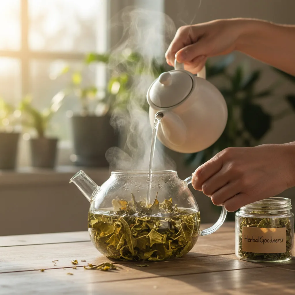 papaya leaf tea cup