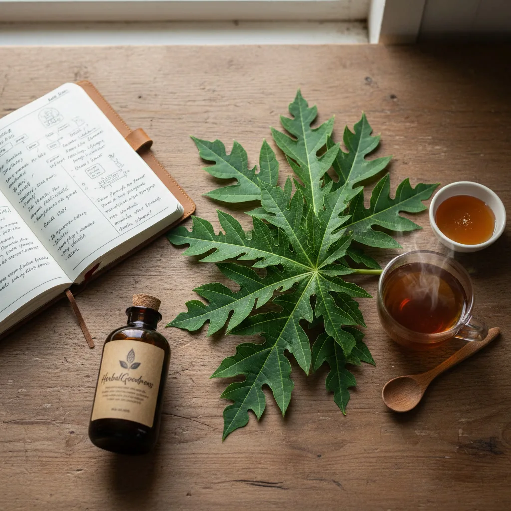 Papaya Leaf Tea Wellness Experience
