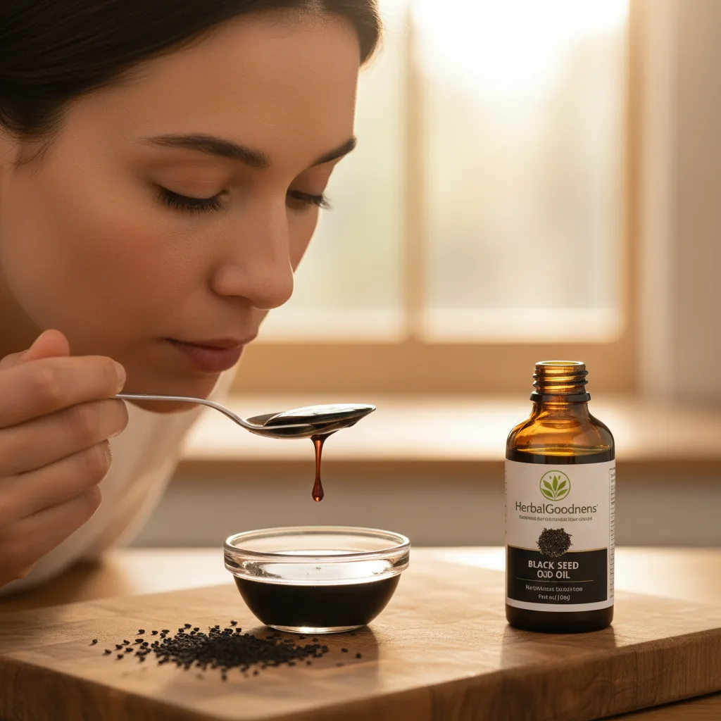 Tasting Black Seed Oil Color