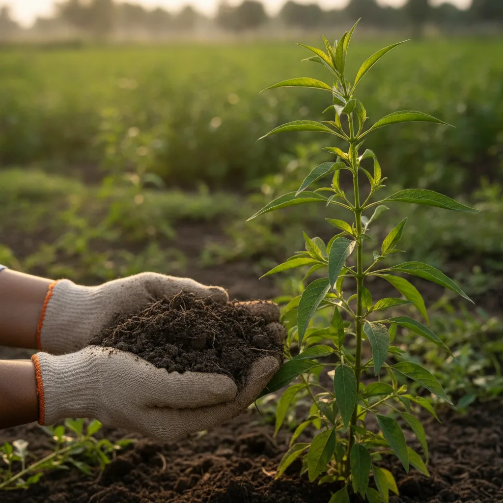 kalmegh-plant-genotype-field-trials