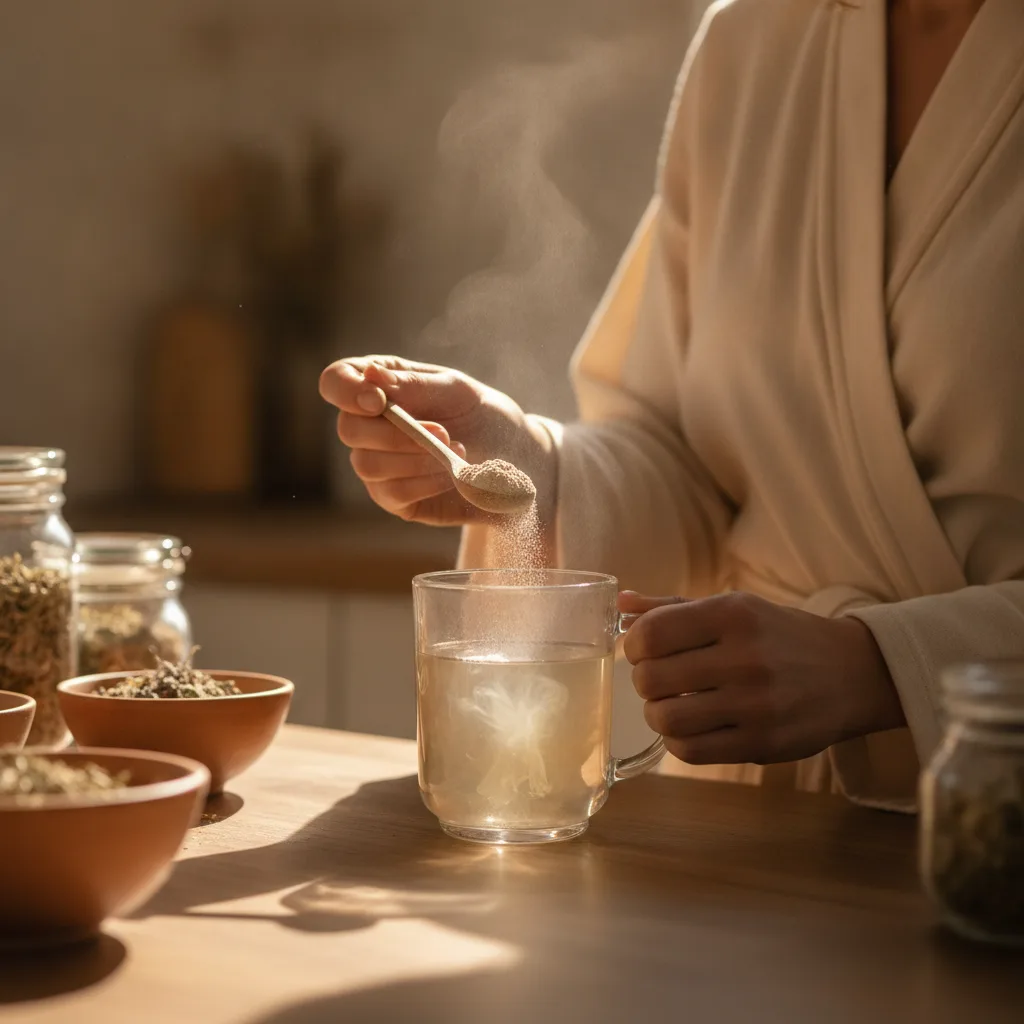 Shatavari roots and herbal extract