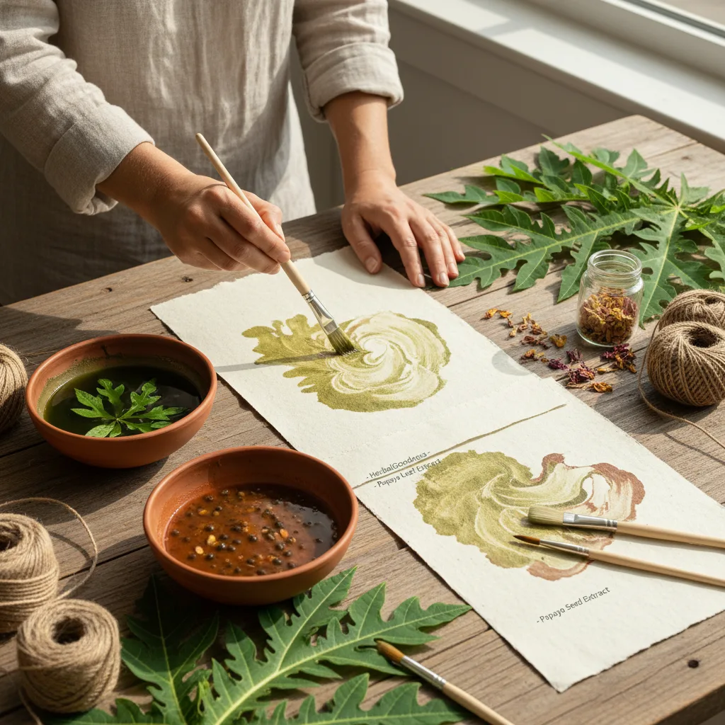 DIY projects with papaya extracts