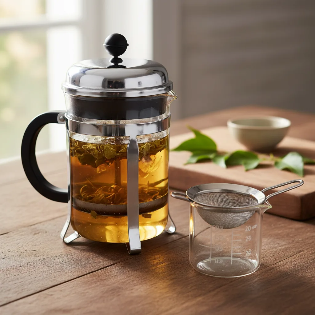 Herbal tea extraction process