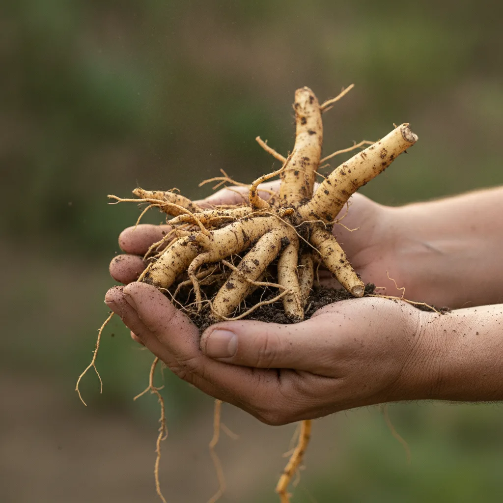 ashwagandha plant growing at home