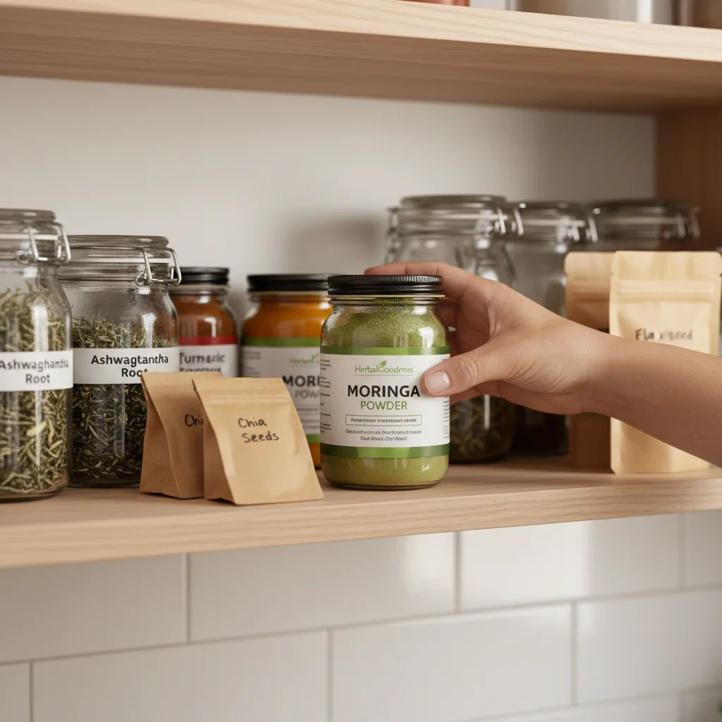 Moringa Leaf Extraction Process