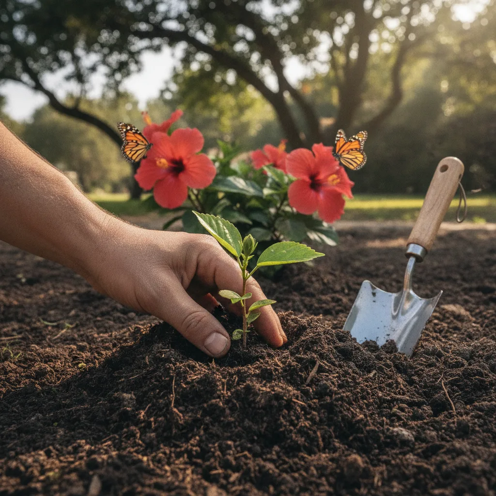 hibiscus pollinator garden design