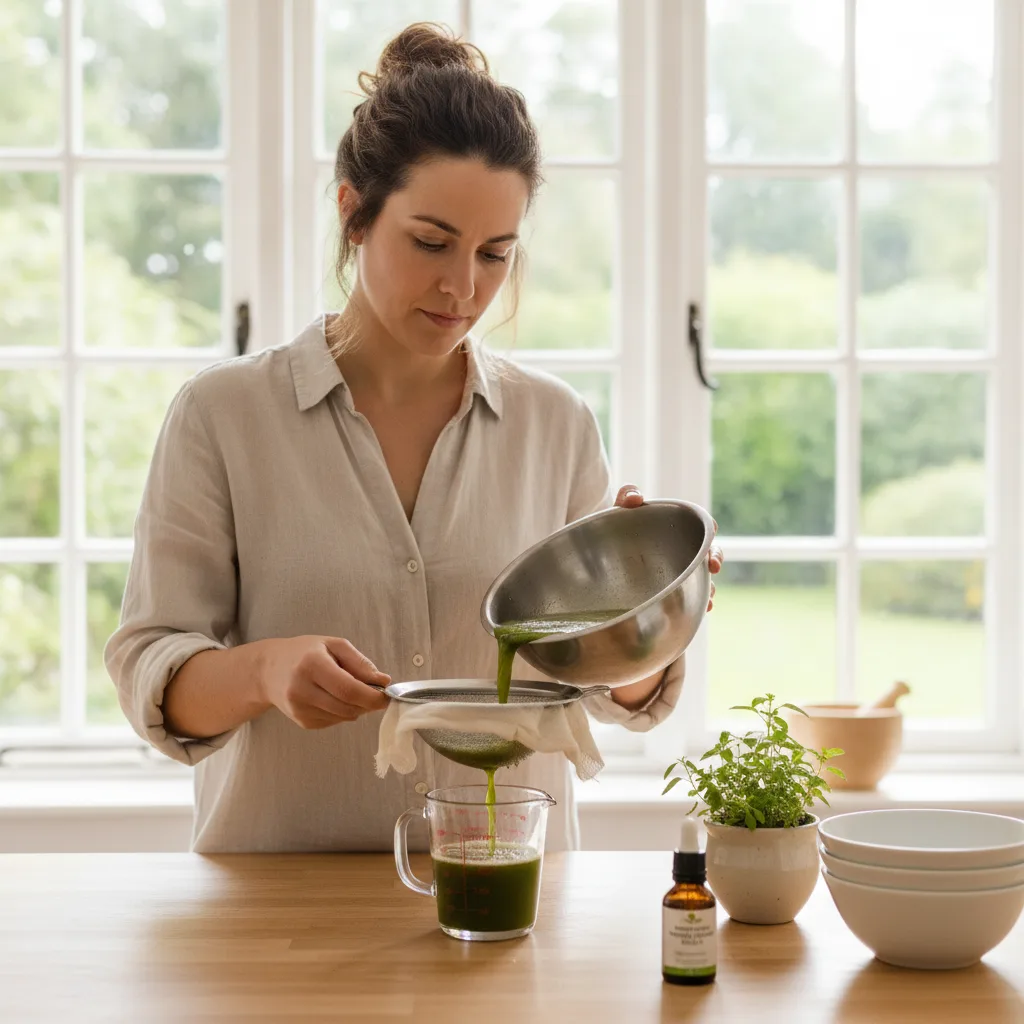 Papaya leaf tincture method