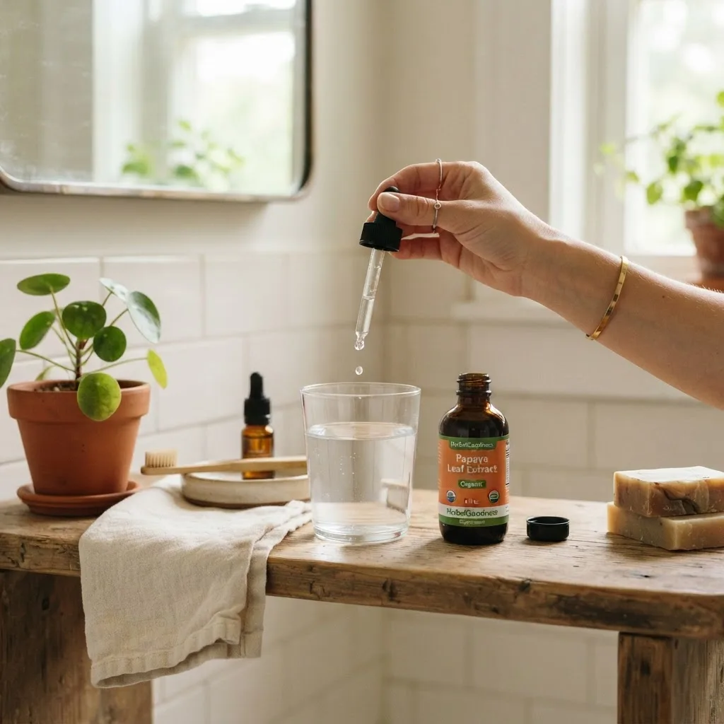 papaya leaf extract in powder form