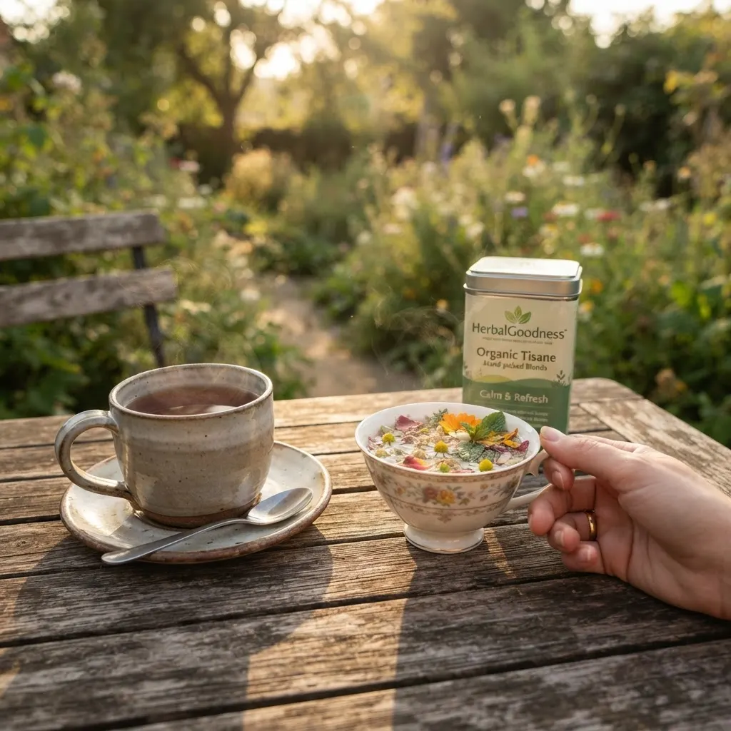 True tea and herbal tisanes varieties