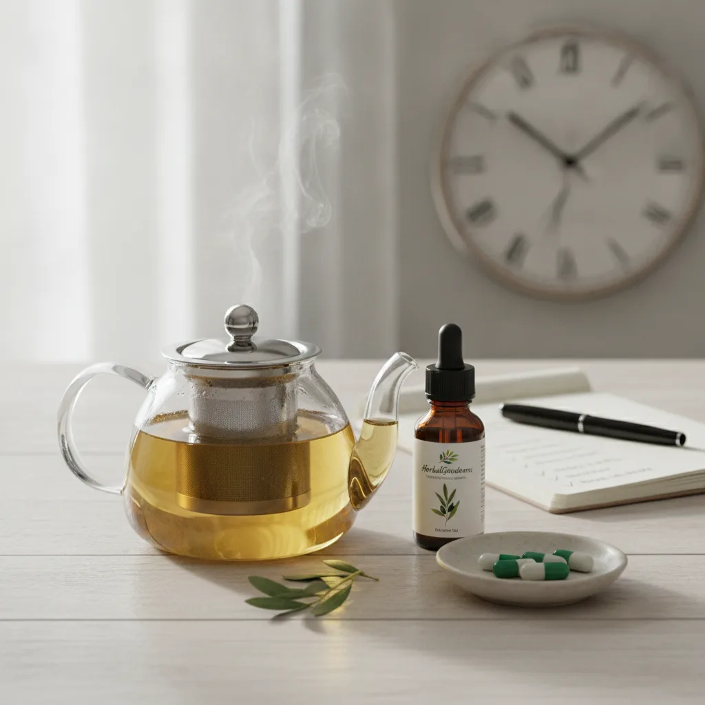 brewed olive leaf tea benefits