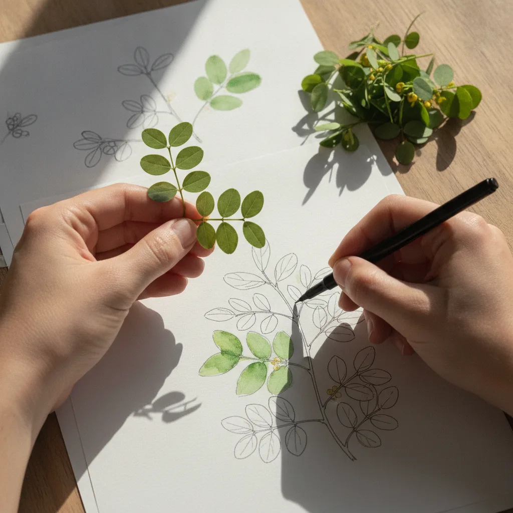 chanca piedra botanical study