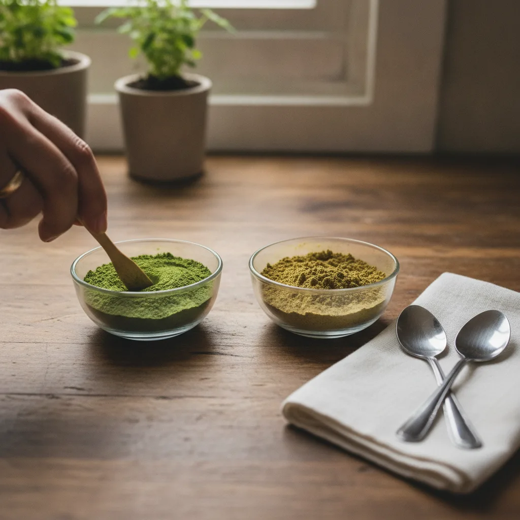 Moringa powder evaluation