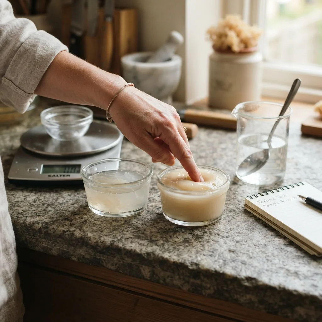 sea moss gel test jar