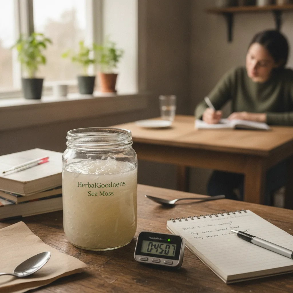 measuring sea moss gel strength with brix meter